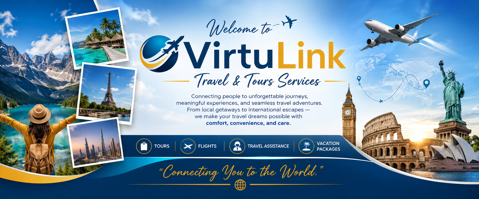 VirtuLink Travel & Tours Services — Connecting You to the World
